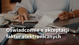 Oświadczenie o akceptacji faktur elektronicznych